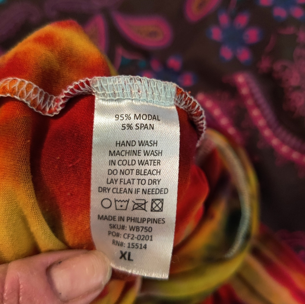 Fall Tie-dye Wide Leg Yoga Pants - Picture 6 of 10